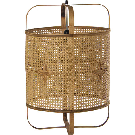 Natural Rattan Decke, 1x27, max.60w nicht enthalten 43x43x65cm, schwarzes Kabel: 134 cmpour alle Stile, um dem Haus eine Note zu verleihen (1/5)
