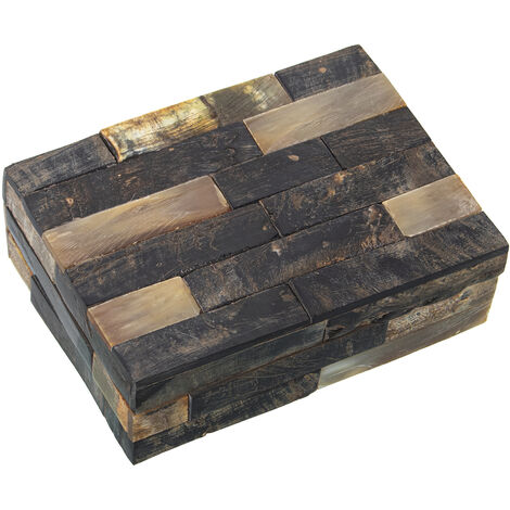 OS/Holzschmuckschachtel 17.5x12.5x5.5cmpour alle Stile, um dem Haus eine Note zu verleihen (1/5)