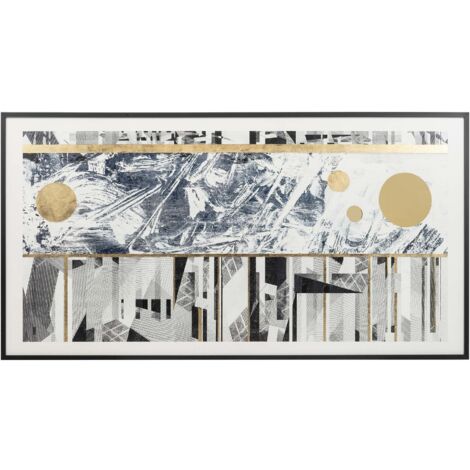 Abstraktes Gemälde mit Rahmen PS 180X4X95 Cm (1/5)