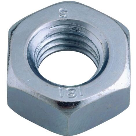 10 écrous hexagonaux Ø 27mm classe 8 zingué - Viswood