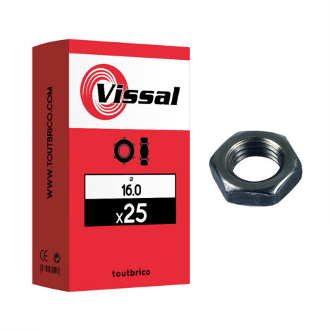 Lot De 25 écrous Hexagonaux 5/16-18 En Aluminium Massif - Finition Propre