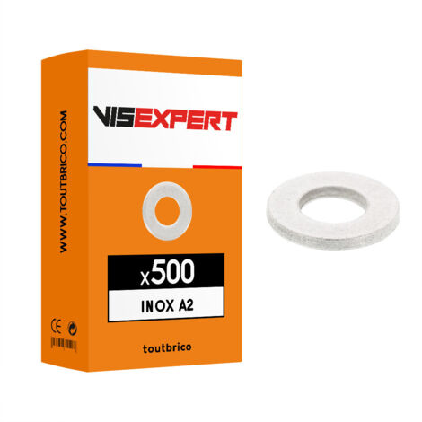 rondelles pour goujon taille moyenne inox A2 - Vis Expert (1/4)
