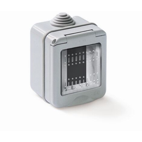 1PZ CASSETTA DA PARETE LIFE X ESTERNO 1POSTO IP55 (1/2)