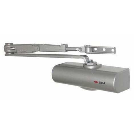 SPINGIPORTA CHIUDIPORTA AEREO ARGENTO C1416.03 CISA SPINGIPORTA COLORE ARGENTO