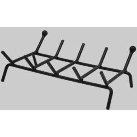 Brucialegna con sfera per camino 4 barre, cm 40x30x15h