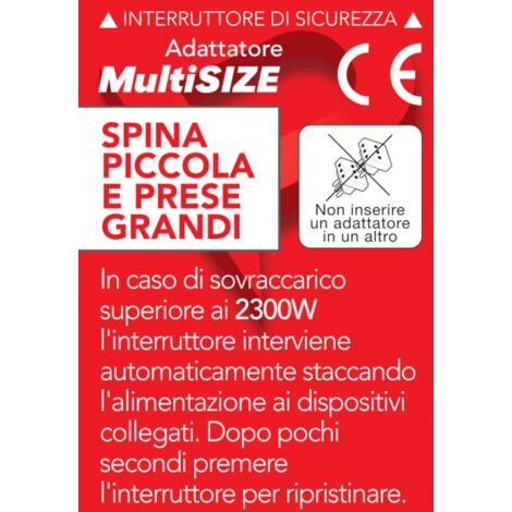 POLY POOL - PP2384 Adattatore Presa Doppia Con 2 Prese USB - Adattatore