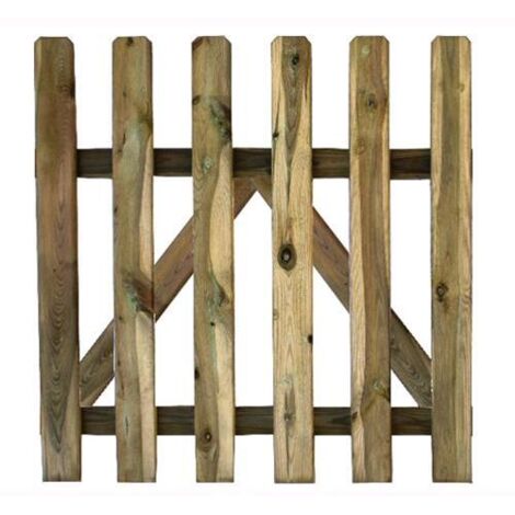 CANCELLETTO Cancello in LEGNO Impregnato in autoclave 100X100H CM PAPILLON