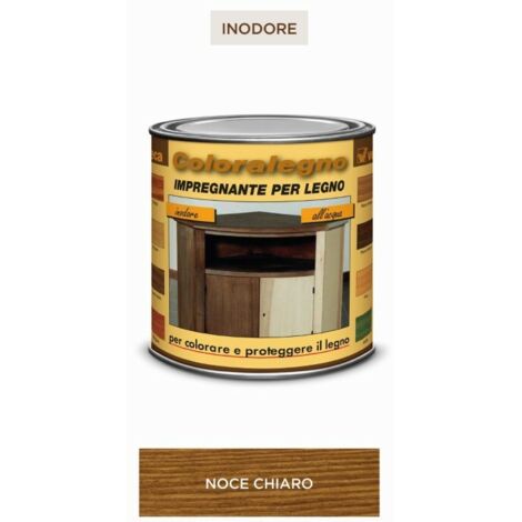 Coloralegno impregnante ml 250 noce chiaro - veleca