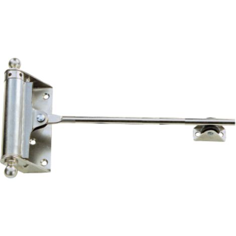 spingiporta apriporta a molla Triumph N 1 acciaio nichelato spingi porta