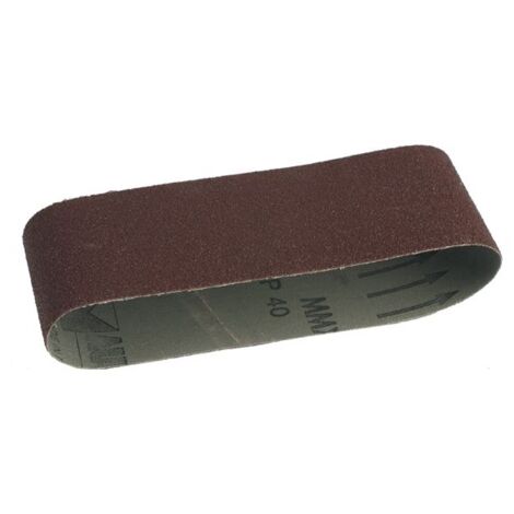 Carta Abrasiva per Levigatrice a Nastro 75x533 mm Grana 60 Cf. 3Pz Maurer