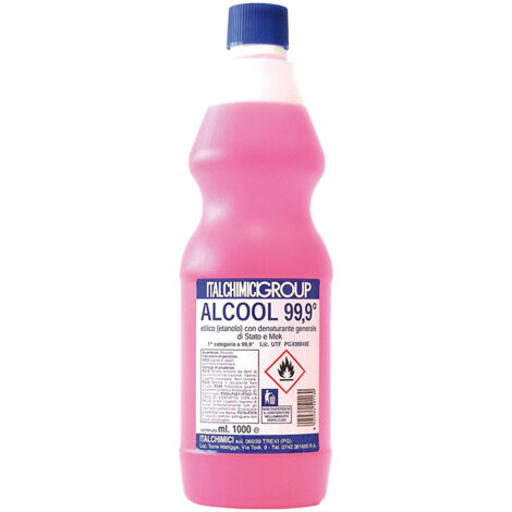 Alcool Etilico Denaturato 99,9 Gradi Certificato 1 Lt