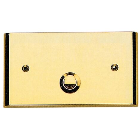 Campanello Per Porta Portoncino Gold In Ottone Chiuso 120x75 Da Incidere