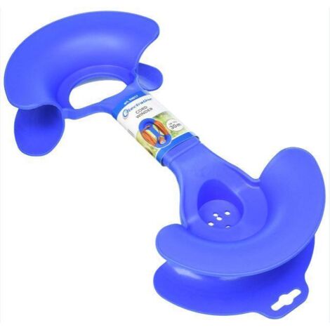 Electraline 94017 Avvolgicavo Avvolgiprolunghe Circolare, Blu