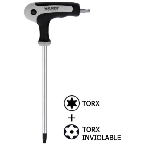 Chiave Torx a T misura T30 mm Lunghezza: 210 mm Maurer Plus