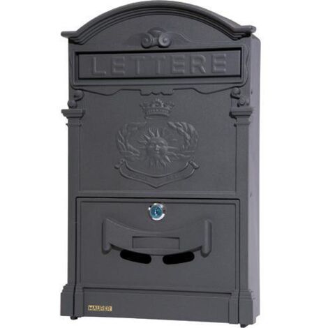 Cassetta Postale In Alluminio Per Esterno Royal Antracite Maurer ANTRACITE