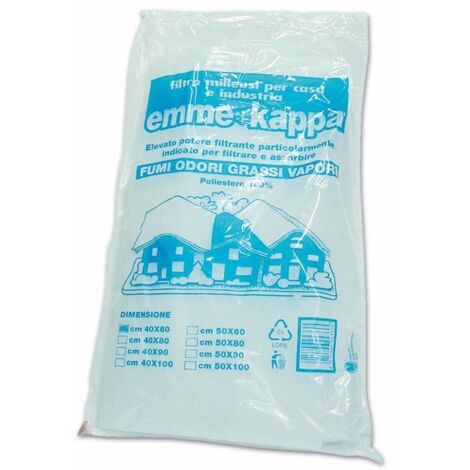 FILTRO PER CAPPA CUCINA ASPIRANTI IN ROTOLO 20 MT x H 40CM