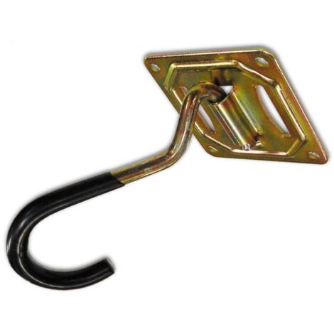 Gancio Supporto Portabici a Soffitto Art 822 in Acciaio tropicalizzato 10 cm