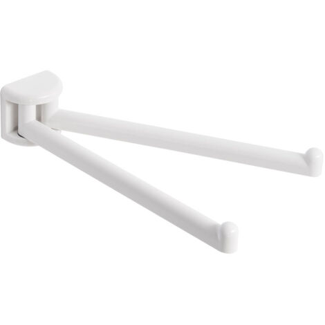 Porta Asciugamani a Snodo Bianco Accessori Bagno in Plastica Durolite