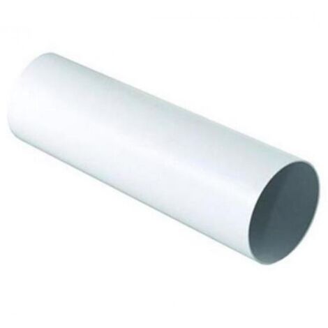 First 100mm da 1mt tubo tondo bianco mm in abs per aerazione cappa
