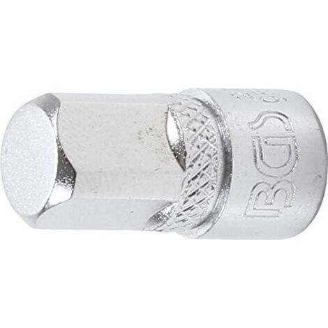 Adattatore per bussola  quadro interno 6,3 mm (1/4") - quadro esterno 10 mm (3/8")