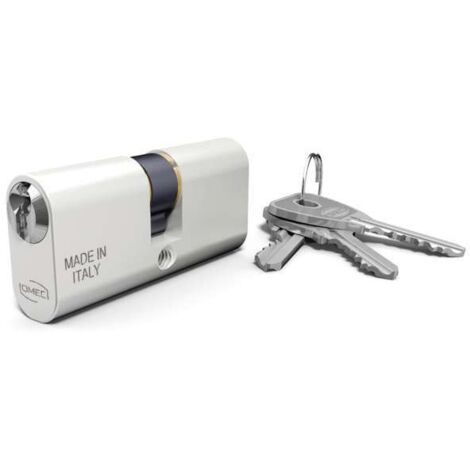 CILINDRO OVALE 140/3L OMEC ALLUMINIO CHIAVI 3 MM 54 27+27 (1/2)