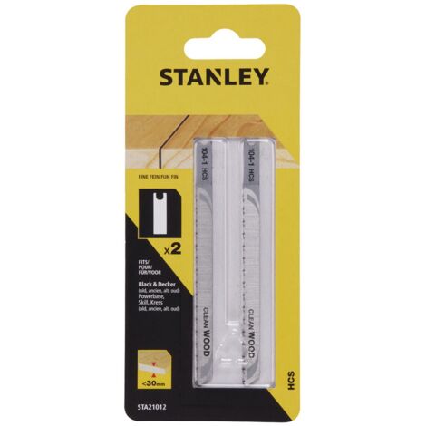 Lame per legno rettificate fini STA21012 STA21053 - 2pz - Stanley (1/2)