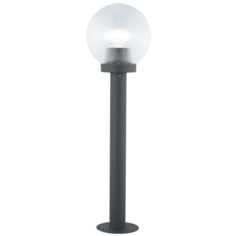 Lampione da giardino 60w cm 70 altezza h globo diametro cm 20 per arredo esterno