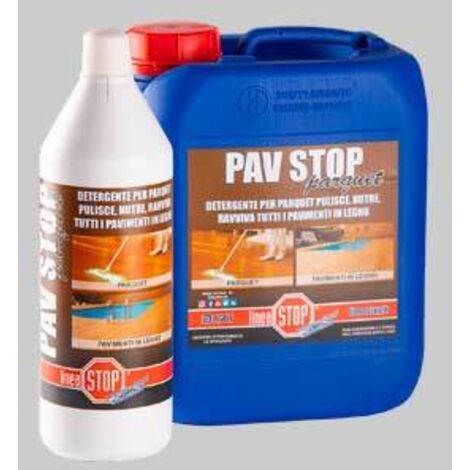 Detergente profumato per parquet pav stop parquet 1 lt
