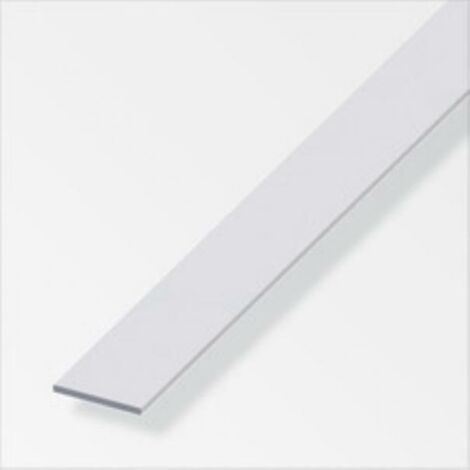 Alfer aluminium gmbh 2mt barra piatta in alluminio colore argento 05013