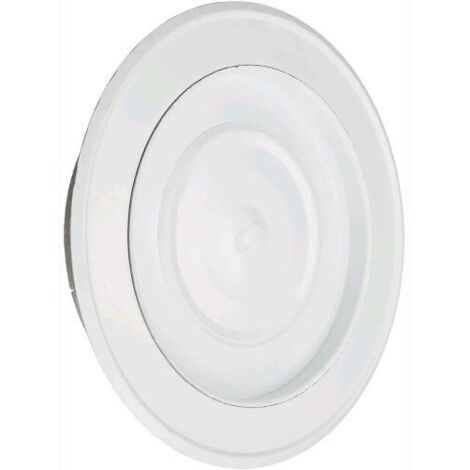 ROSONE CON COPERCHIO  12CM TUBO STUFA BIANCO
