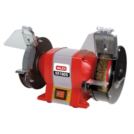 MOLA DA BANCO SMERIGLIATRICE LUCIDATRICE 250W 150mm CON SPAZZOLA EX150S VALEX