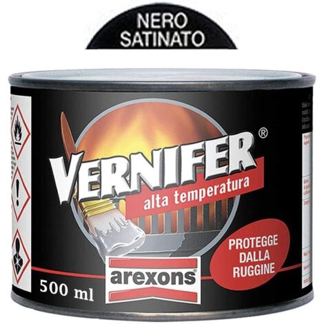 SMALTO ALTA TEMPERATURA ml. 500 Nero satinato (1/10)