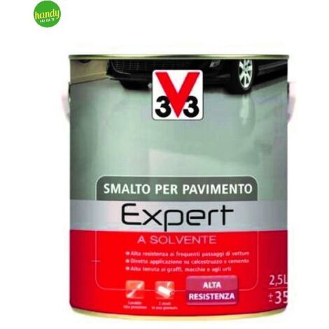 Smalto V33 per pavimento alta resistenza lt 2,50 bianco