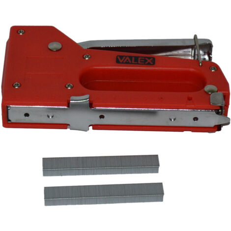 Puntatrice manuale spillatrice attrezzo spillini sparapunti punti valex 1455641 (1/3)
