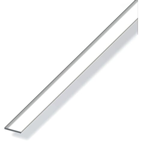 Barra Piatta Alluminio 30X2 Brilante 1Metro