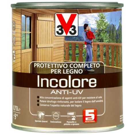 Protettivo Completo Legno Anti-Uv Incolore 750 ml