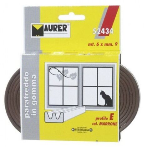 PARAFREDDO GOMMASTRIP PROFILO E 6MT MARRONE MAURER (1/5)