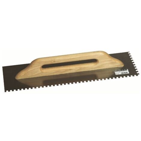 Frattone in Acciaio Dentato 2 Lati 480x140mm Greca 10x10 mm Maurer