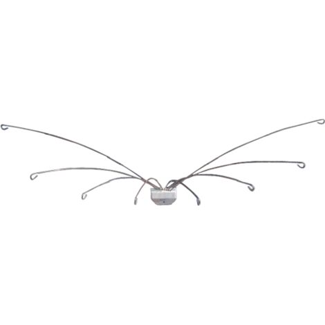 Porta Tenda Doccia 3 Lati 8 Aste - Cm 35/45/65 (1/3)