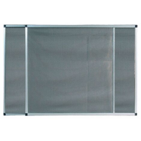 Rete ZANZARIERA Fibra e TELAIO estensibile GRIGIO 75X100cm UNIDIREZIONALE MAURER
