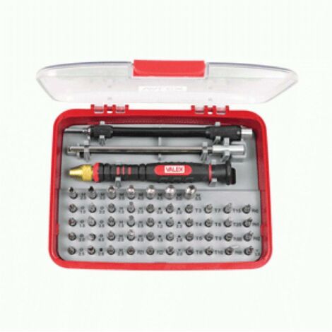 Cacciavite portainserti di precisione serie 51 pezzi inserti 1453496 valex (1/4)