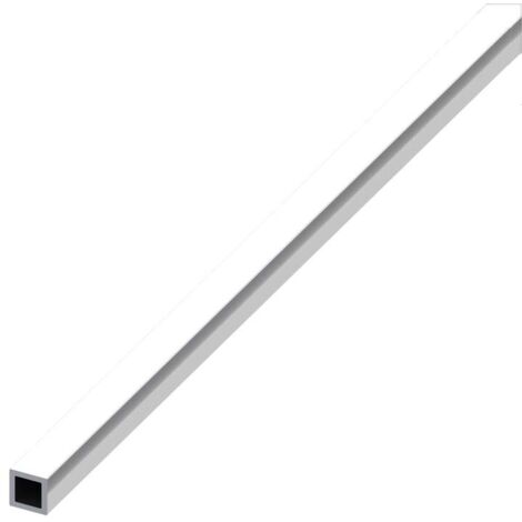 Alfer Tubo Quadrato Alluminio - Cromato - 10x10 mm 1m