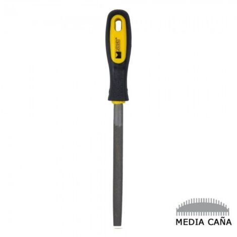 LIMA 1/2TONDA C/MANICO MAURER 200MM - CF. IN BLISTER