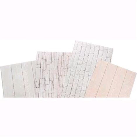 LASTRA POLIPROPILENE mod. PLASTONDA DECOR Disegno MURO 50X100 cm Spessore 3 mm