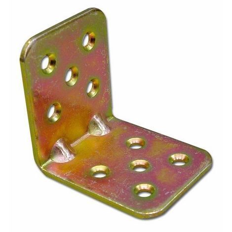 PIASTRA PER TRAVI PIEGATA  45X45MM L 40MM NERVATA TROPICALIZZATA (1/2)
