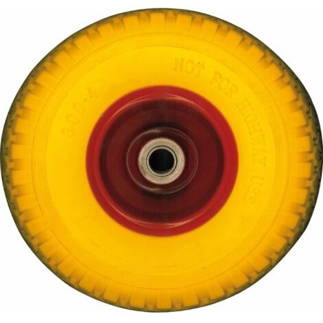 Ruota Piena per Carrello ruota 260 mm Foro 20 mm Maurer