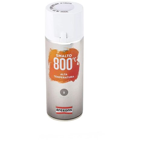 Smalto Acrilico Spray Alta Temperatura 400 ml AREXONS - Bianco