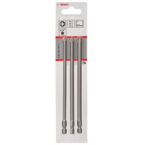 Bosch Set di bit di avvitamento da 3 pz. Extra-Hard Extra Hart mod.  2607001762