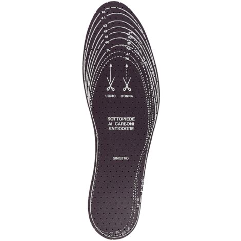 SOLETTE DX-SX CARBONE MISURA DA 36 A 46 Q.TA 24 (1/2)