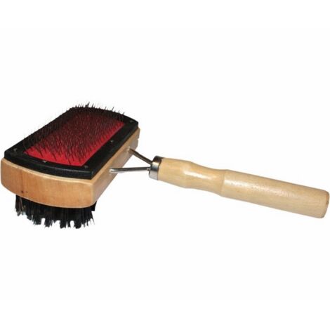 SPAZZOLA CANE LEGNO DOPPIO USO (1/2)